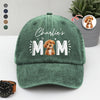 Custom Photo Dog Cat - Dog Mom Cat Mom Washed Denim Baseball Cap HA75 897008