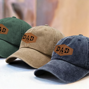Custom Name Dad With Kid Denim Baseball Cap TH10 894027