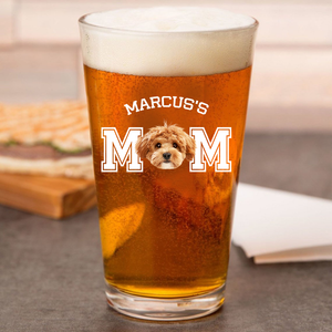 Custom Dog Photo Beer Glass Personalized Father's Day Gift Birthday Gift CH07 895896