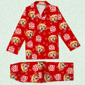 Custom Photo Best Dad Mom Ever For Pet Lover Pajamas TH10 894161