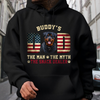 Custom Photo Dog - Dog's Dad The Man The Myth The Dealer American Flag Dad Shirt HA75 892440