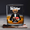 Custom Dog Photo The Dogfather Whiskey Glass Personalized Gift For Dog Dad HO82 893870