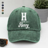 Personalized Custom Name On Washed Denim Baseball Cap TH10 896169