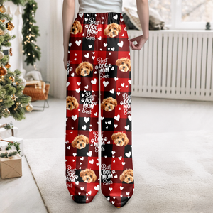 Custom Photo Best Dog Mom, Best Dog Dad Ever Sweatpants HA75 897618