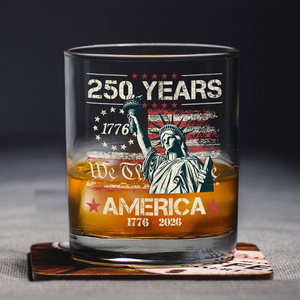 Celebrate Our America 250th Anniversary We The People Whiskey Glass CH07 896718