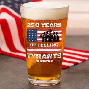 250 Years USA 250th Anniversary America Celebration Beer Glass CH07 896748