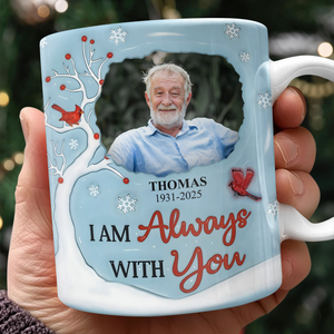 I'm Always With You Custom Memorial Photo 3D Inflated Effect Mug CH07 896614