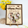 Custom Couple Photo I Found My Missing Piece 2-Layered Wooden Plaque With Stand CH07 895480