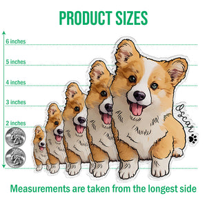 Custom Pet Photo Acrylic Magnet Gift For Pet Lovers HO82 900778