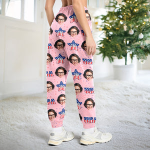 Custom Face Celebrate 250 Years America Anniversary 250th Independence Day Sweatpants CH07 899748
