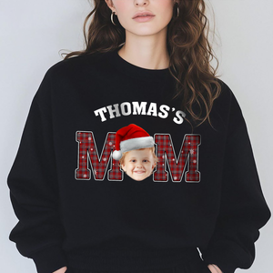 Custom Kid Face Dark Shirt Christmas Gift For Dad Mom HO82 894404