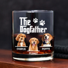 Custom Dog Photo The Dog Father Whiskey Glass Gift For Father's Day, Dog Dad HO82 893958
