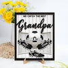 Personalized We Caught The Best Dad 2-Layered Wooden Plaque LM32 899977