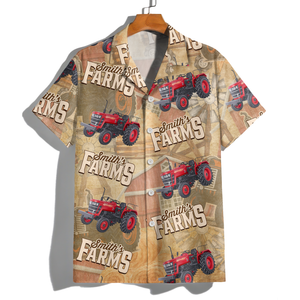 Custom Tractor Photo Hawaiian Shirt Gift For Farmer CH07 895794