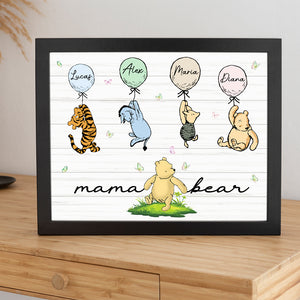 Custom Mama Grandma Bear With Kids Picture Frame Gift For Mother’s Day HO82 893530