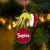 Personalized Elf Hold Christmas Ball Acrylic Ornament TH10 896391