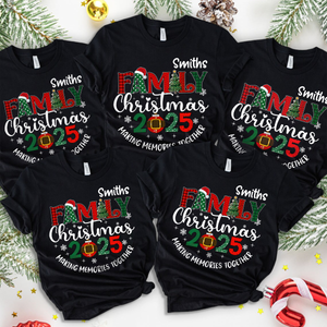 Making Memories Together - Personalized Shirt Christmas Gift For Family HO82 900032