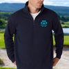 Personalized Name Embroidered Golf Quarter Zip Sweater For Dog Cat Lovers HA75 898626
