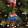 Personalized Name Monster Truck Christmas Acrylic Ornament Kids Boy Xmas Gifts HA75 919176