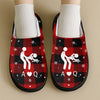 Personalized Funny Adult Couple Christmas Slippers Gift for Husband Wife Boyfriend Girlfriend HA75 919052