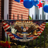 Custom Family Name 250 Years Faith and Freedom 1776–2026 Eagle Non-Pleated Fan Flag LM32 669175