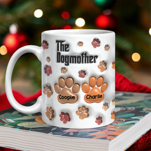 The Dogfather Dogmother 3D Inflated Effect Mug For Dog Lover TH10 894807