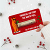 Personalized Reindeer Approved Financial Assistance Funny Christmas Money Holder Card LM32 669729