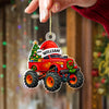 Personalized Name Monster Truck Christmas Acrylic Ornament Kids Boy Xmas Gifts HA75 919176