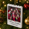 Custom Photo Merry Christmas Building Blocks Ornament TH10 170647