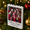 Custom Photo Merry Christmas Building Blocks Ornament TH10 170647