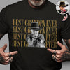 Personalized Vintage Photo Best Dad Mom Ever Dark Shirt HA75 921436