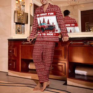 Custom Car Photo Oh What Fun It Is To Ride Pajamas TH10 896017