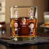 Custom Photo To Dad From The Reasons You Drink Rock Glass N304 890879