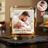 Custom Photo Father Of The Bride Whiskey Glass, Personalized Wedding Gift For Dad LM32 899997