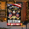 250 Years America Freedom With Eagles LED Garden Flag LM32 895821