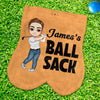 Personalized Cartoon Character Flannel Golf Ball Bag Sack Golf Accessories Funny Birthday Gift for Golfers HO82 900792
