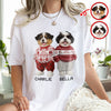 Custom Photo Dog Cat Xmas Clothes Christmas Bright Shirt Gift For Dog Cat Pet Lover HA75 897946