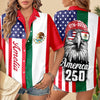 Custom Name American Pride Patriotic 250th Anniversary Eagle Hawaii Shirt TH10 169555