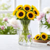 Personalized Birth Flowers Mom's Garden Love Grows Here Glass Vase CH07 911232