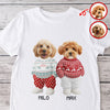 Custom Photo Dog Cat Xmas Clothes Christmas Bright Shirt Gift For Dog Cat Pet Lover HA75 897946