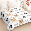 Custom Photo And Name On Quilt Blanket For Dog Lover LM32 897303