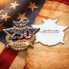 Personalized 250 Years of Freedom America Acrylic Pin Custom Name Patriotic Gift CH07 910998