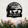 Personalized Family Name Lake House Metal Sign Gift For Couple Anniversary HA75 920016