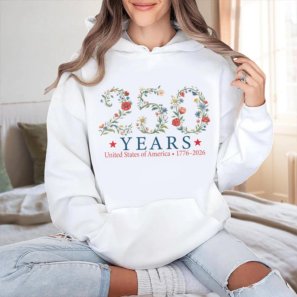 USA 250th Anniversary Floral TShirt 1776β2026 Freedom Celebration Shirt CH07 910984