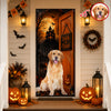 Custom Photo Trick Or Treat Halloween Door Cover – Personalized Gift for Dog Lovers LM32 669579