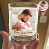 Custom Photo Father Of The Bride Whiskey Glass, Personalized Wedding Gift For Dad LM32 899997