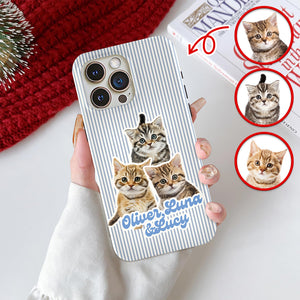 Custom Funny Cat Photo Phone Case Gift For Cat Lovers LM32 895431