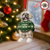 Custom Photo Dog Cat Xmas Clothes Christmas Acrylic Ornament For Christmas HA75 897942