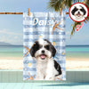 Custom Dog Cat Photo Beach Towel - Personalized Pet Lover Gift TH10 169613