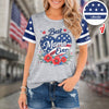 Custom Name Best Mom Ever With US Flag AOP Shirt HO82 901504